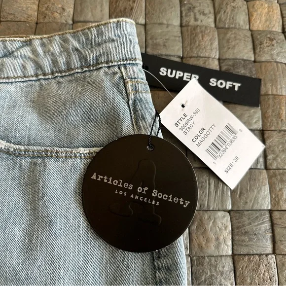 NEW! Articles of Society Denim Mini Skirt - Jean skirt NWT Size 30 - Picture 2 of 8